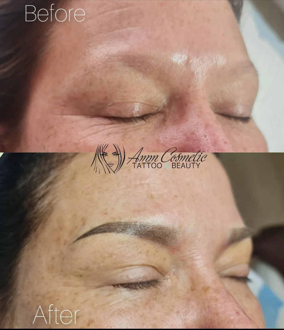Brow tattoo result